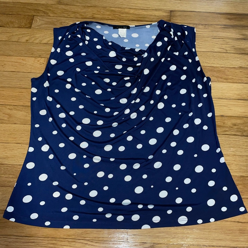 Jennie & Marlis sleeveless blouse top size XL